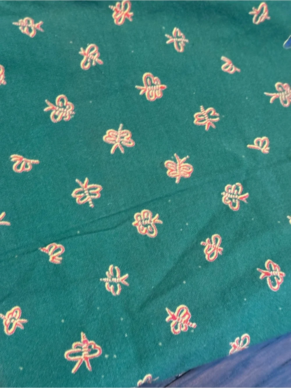 Williams Sonoma French Country Provincial 54” Square Tablecloth Green